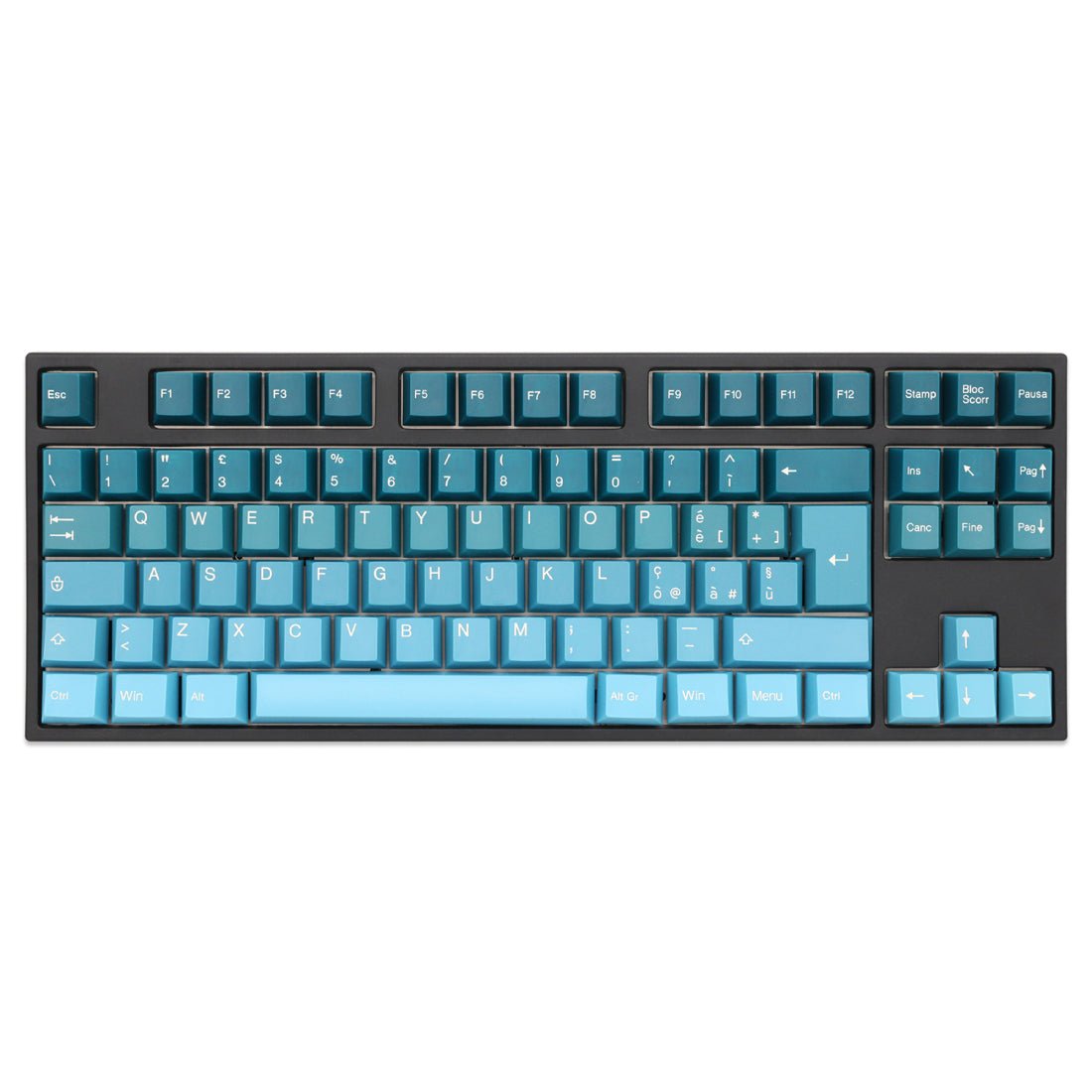 Tai-Hao ABS 117 Keys Cubic Profile Keycaps - Pine Green Gradient - مفاتيح - Store 974 | ستور ٩٧٤