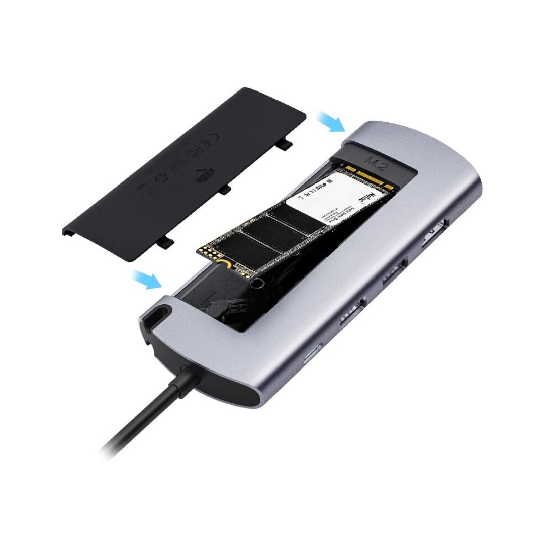 Netac WH41 M.2 External SSD Enclosure 6 in 1 Adapter - محول Netac WH41 M.2 External SSD Enclosure 6 in 1 Adapter - محول