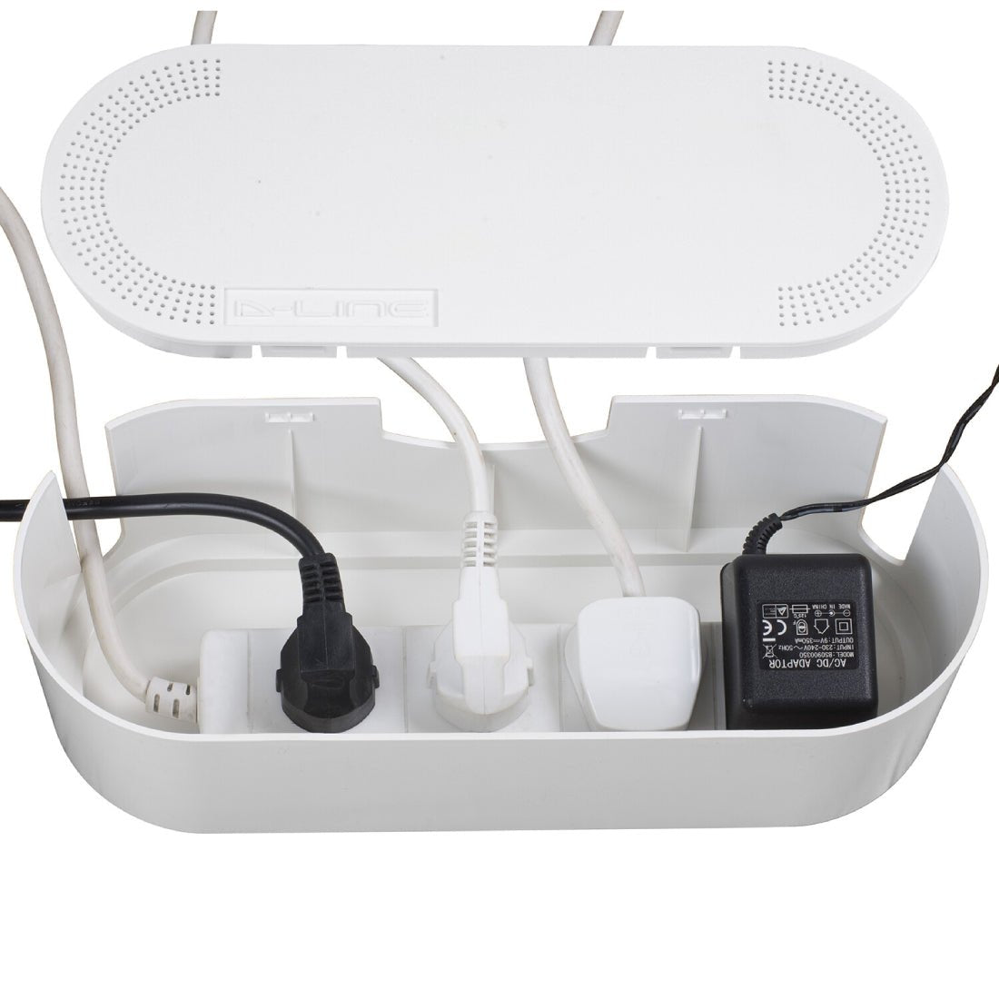 D-Line Small Cable Tidy Unit - White - أكسسوارات - Store 974 | ستور ٩٧٤