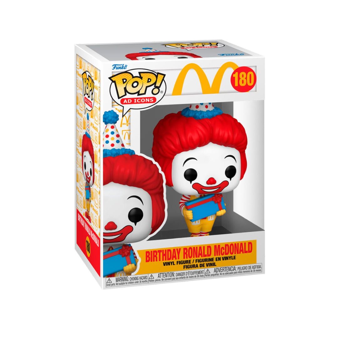 Funko Pop! Ad Icons: Mcdonalds - Birthday Ronald #180 - دمية - Store 974 | ستور ٩٧٤