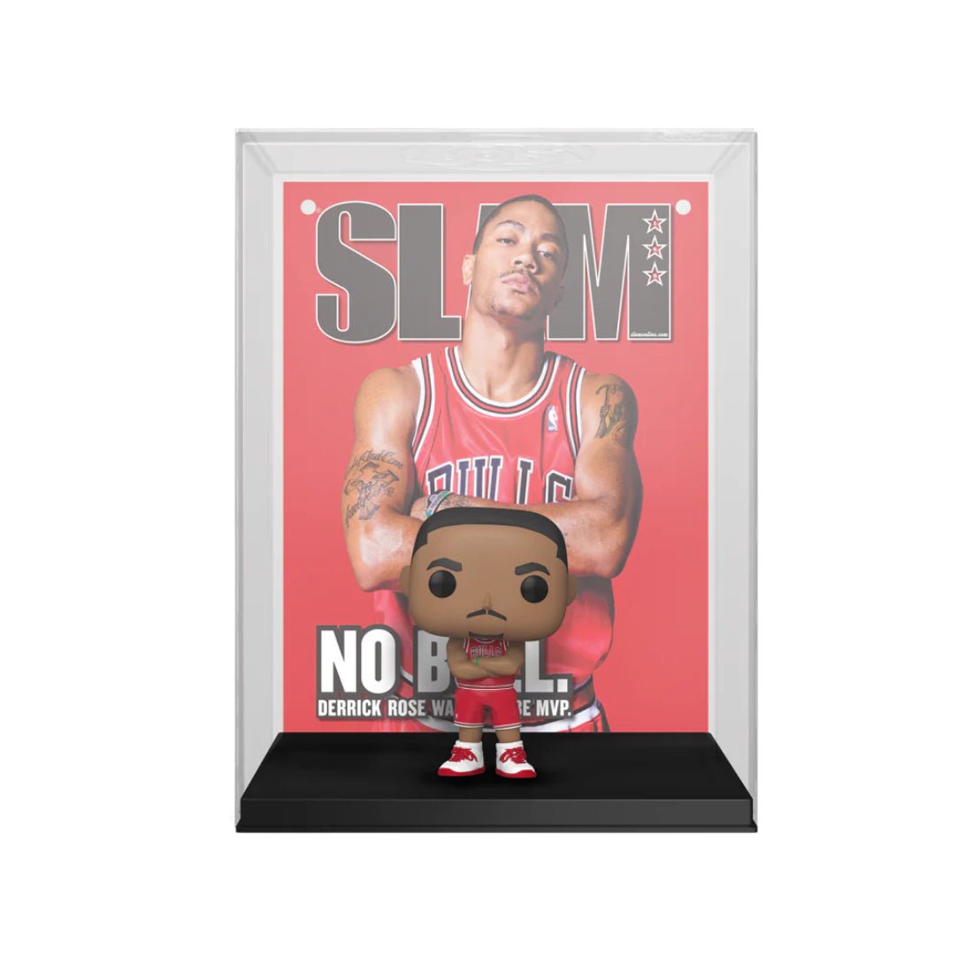 Funko Pop Cover! Basketball: NBA SLAM - Derrick Rose #11 - دمية