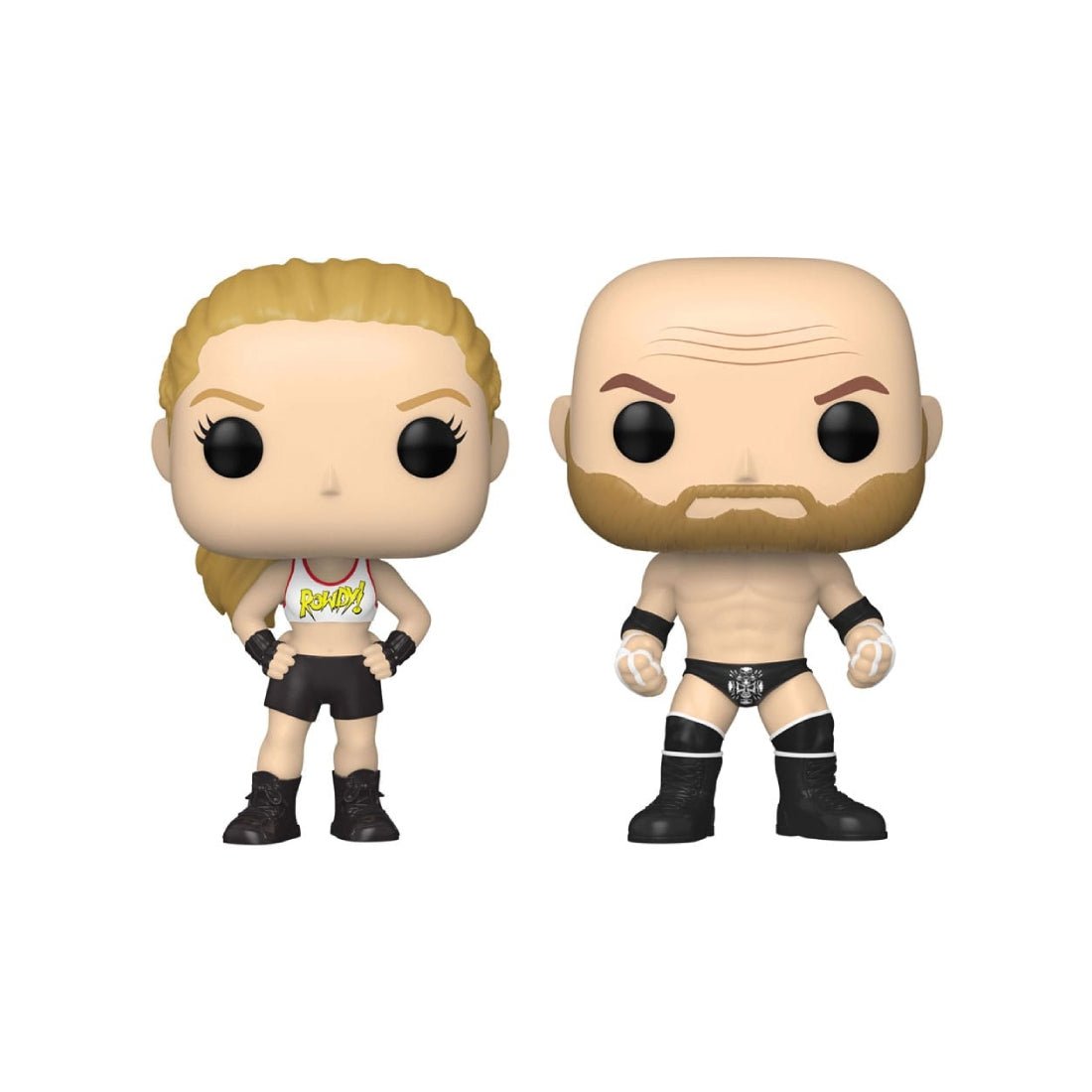 Funko Pop! WWE: Rousey and Triple H 2pk #2Pack - دمية - Store 974 | ستور ٩٧٤