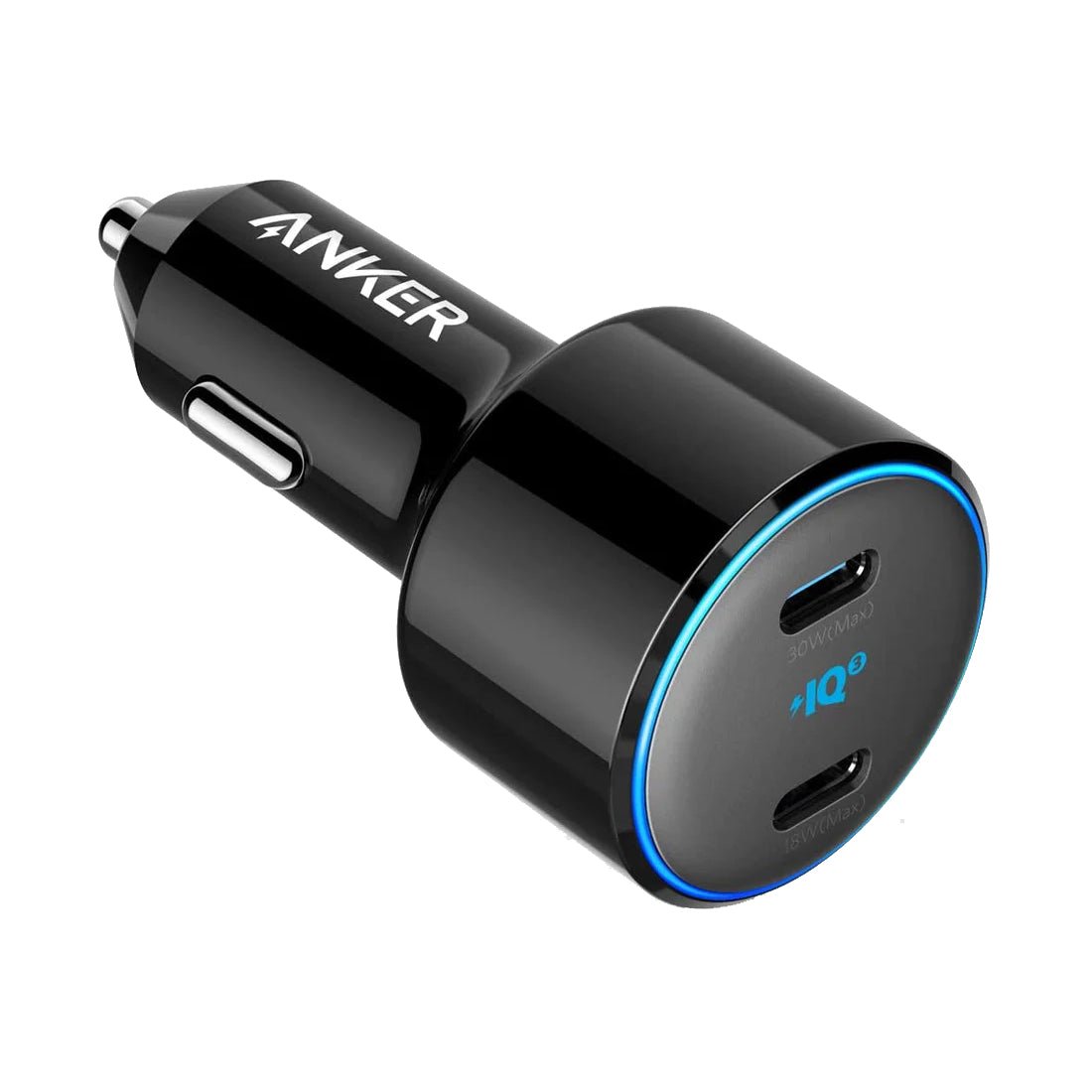 Anker PowerDrive+ III Duo 48W Car Charger with 2 USB-C PowerIQ 3.0 Ports - محول - Store 974 | ستور ٩٧٤