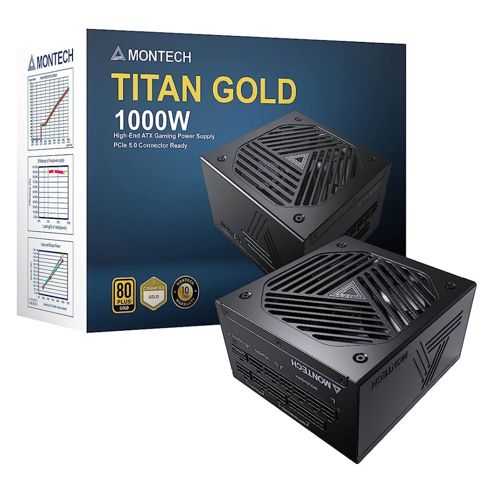 Montech Titan 1000W 80+ Gold ATX Fully Modular Power Supply - مزود طاقة - Store 974 | ستور ٩٧٤