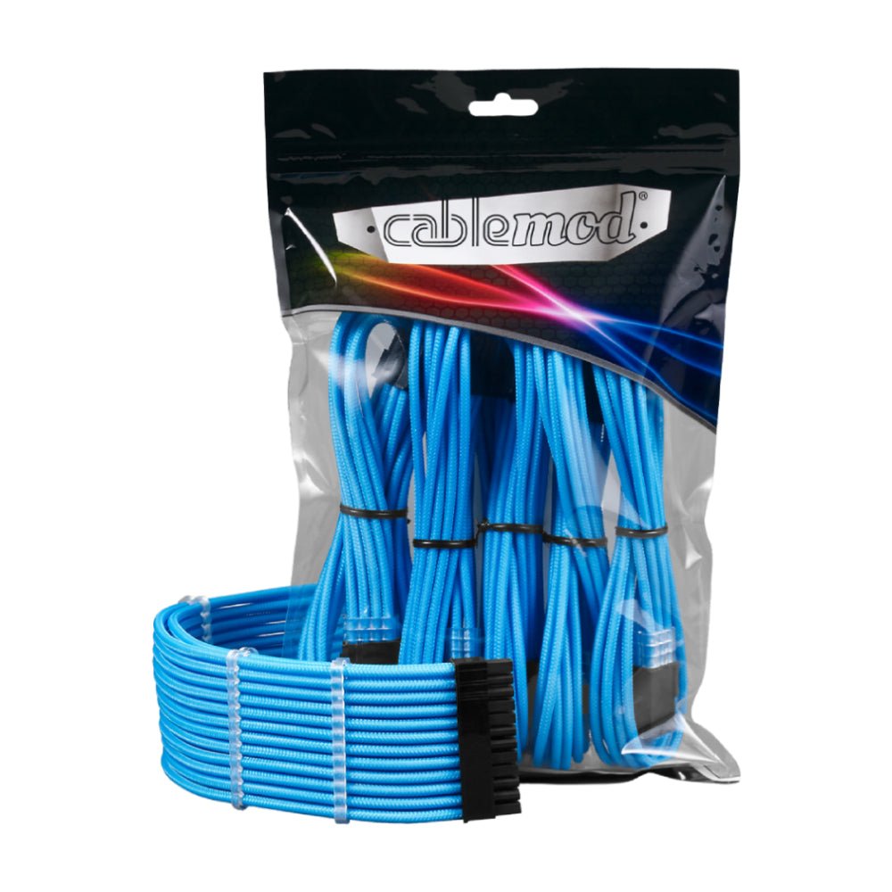 CableMod Pro ModMesh 12VHPWR to 3x PCI-e 45cm Extension Kit - Blue - كابل - Store 974 | ستور ٩٧٤