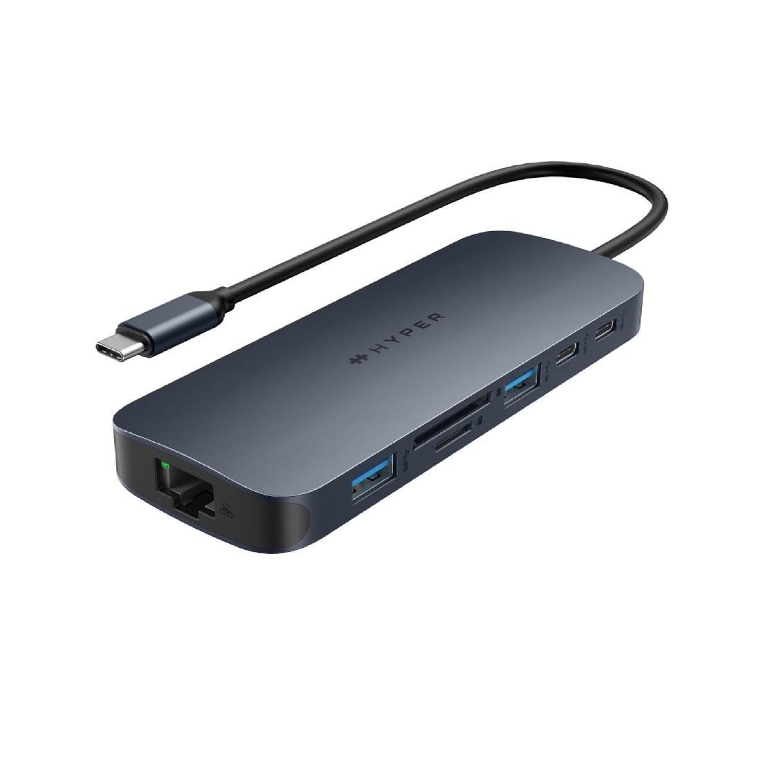 Hyper HyperDrive 10-in-1 USB-C Hub - Midnight Blue - موزع - Store 974 | ستور ٩٧٤