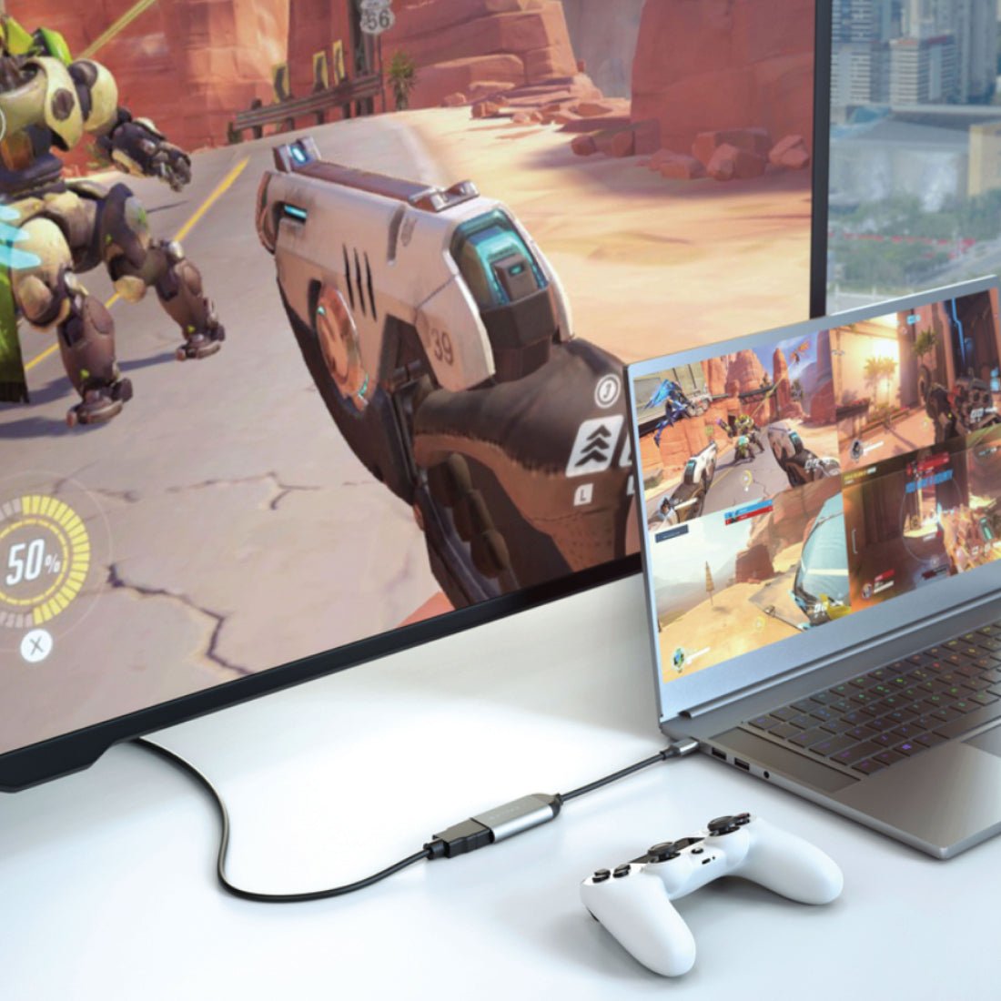 HyperDrive HyperDrive USB -C إلى 8K 60Hz/4K 144Hz محول HDMI - MحOLL HyperDrive HyperDrive USB -C إلى 8K 60Hz/4K 144Hz محول HDMI - MحOLL