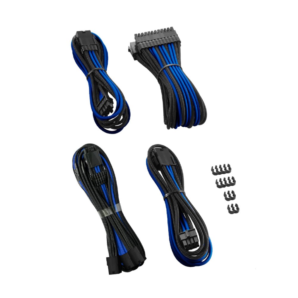 CableMod Pro ModMesh 12VHPWR to 3x PCI-e 45cm Extension Kit - Black & Blue - كابل - Store 974 | ستور ٩٧٤