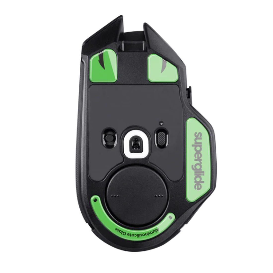 Pulsar Superglide Glass Skates For Razer Basilisk V3 Pro - Green - أكسسوار فأرة - Store 974 | ستور ٩٧٤