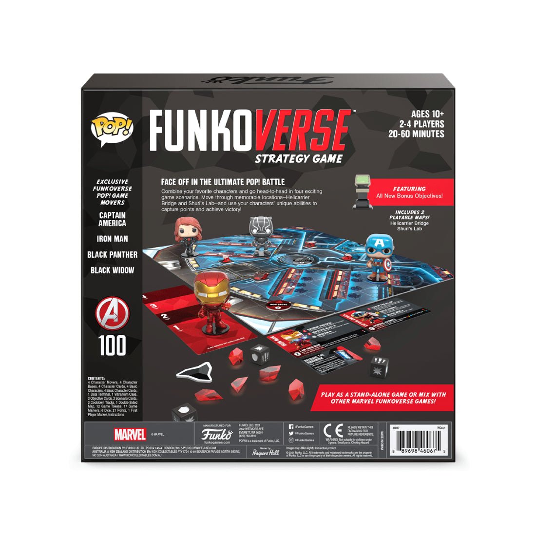 Funko Pop! Funkoverse: Marvel 100 4-pack Game - لعبة - Store 974 | ستور ٩٧٤