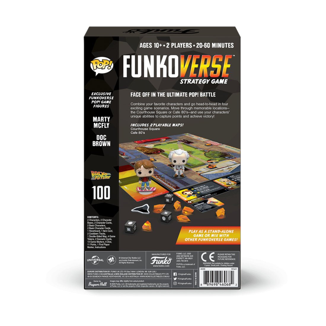 Funko Pop! Funkoverse: Back To The Future 100 2-pack Game - لعبة - Store 974 | ستور ٩٧٤