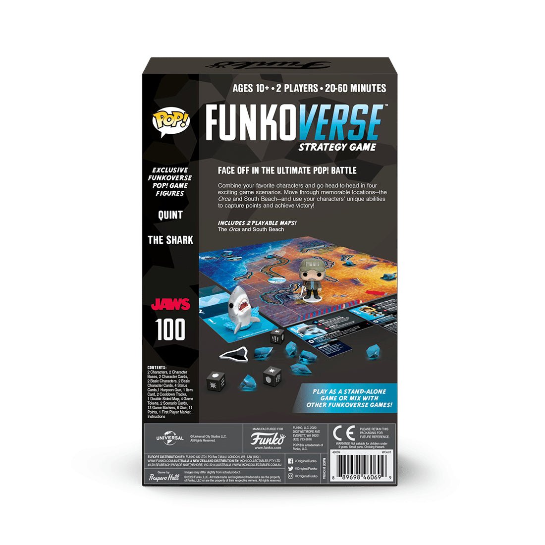 Funko Pop! Funkoverse: Jaws 100 2-pack Game - لعبة Funko Pop! Funkoverse: Jaws 100 2-pack Game - لعبة