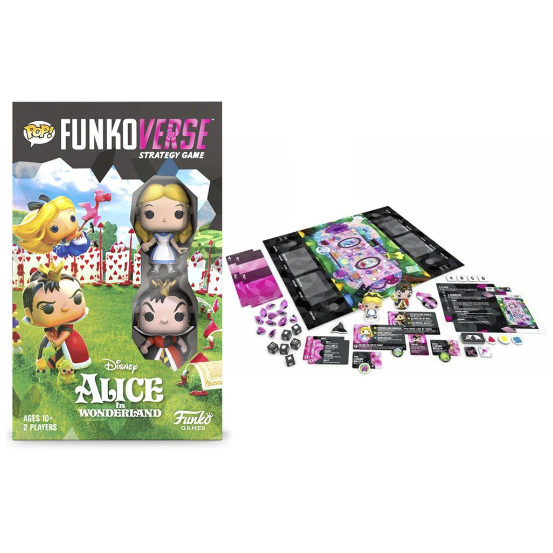 فونكو بوب! Funkoverse: Alice in Wonderland 100 2 -Pack Game - Lubة فونكو بوب! Funkoverse: Alice in Wonderland 100 2 -Pack Game - Lubة