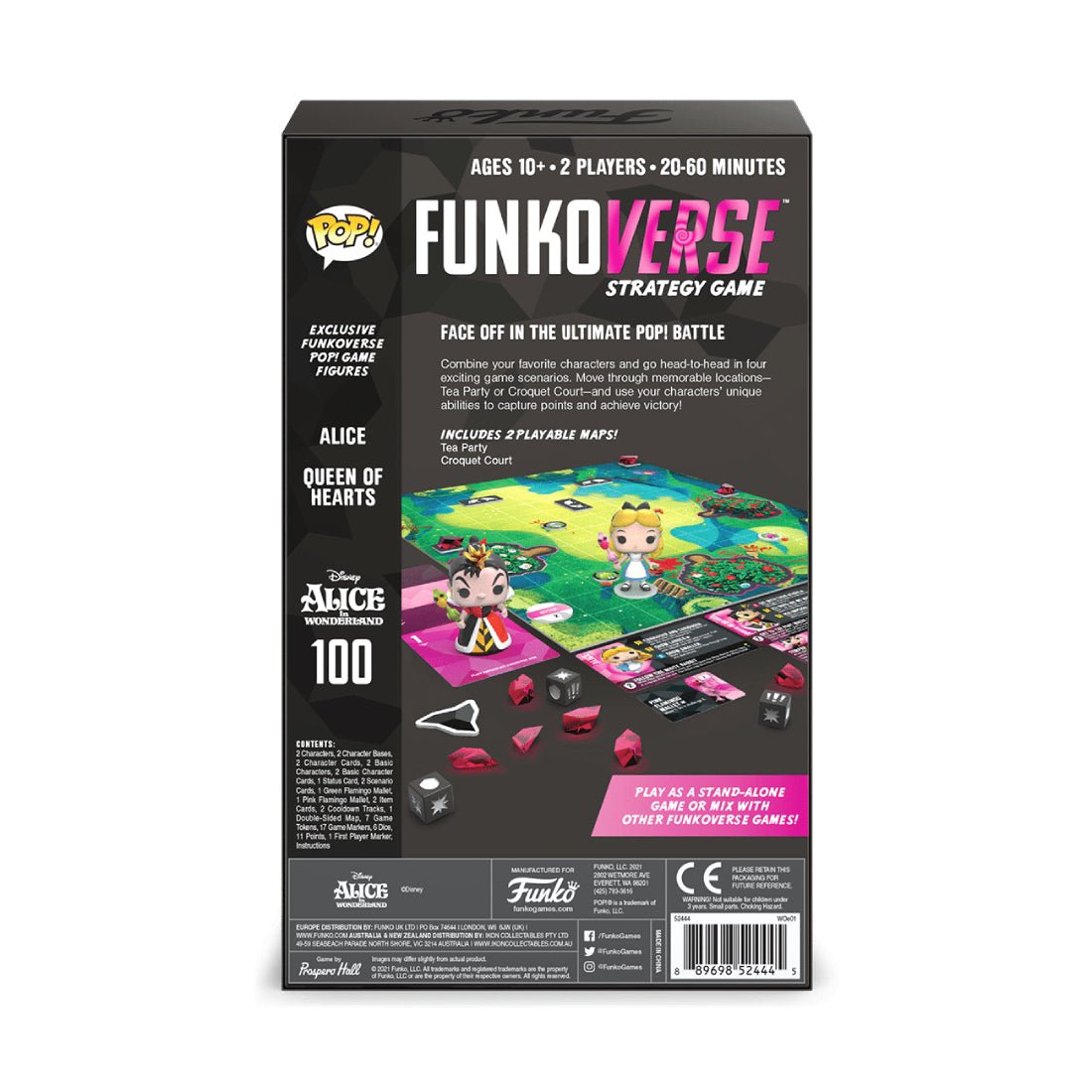 Funko Pop! Funkoverse: Alice In Wonderland 100 2-pack Game - لعبة - Store 974 | ستور ٩٧٤