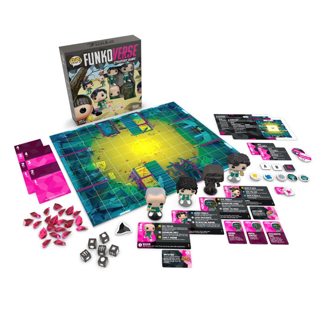 Funko Pop! Funkoverse: Squid Game 100 4-pack Game - لعبة - Store 974 | ستور ٩٧٤