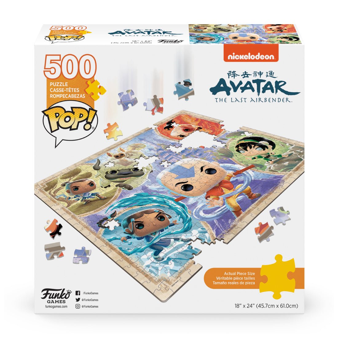 Funko Games! Puzzle – Avatar: The Last Airbender Game - لعبة Funko Games! Puzzle – Avatar: The Last Airbender Game - لعبة