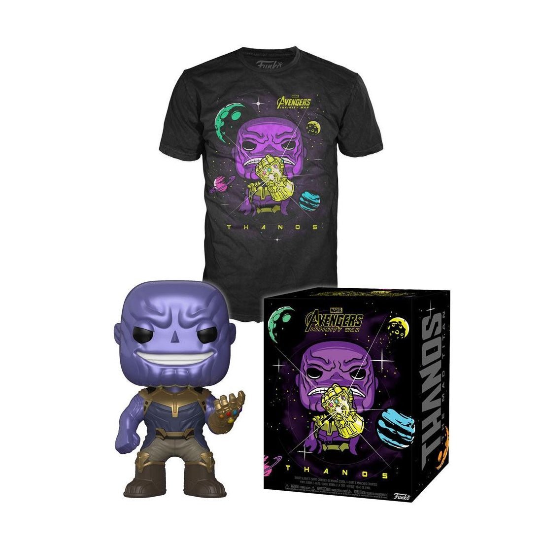 Funko Pop and Tee! Marvel: Thanos in Space - تي شيرت Funko Pop and Tee! Marvel: Thanos in Space - تي شيرت
