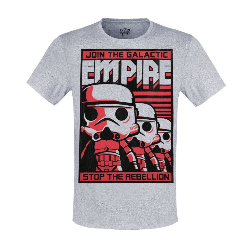 Funko Pop Tee! Star Wars: Stormtrooper EmpirePoster - تي شيرت - Store 974 | ستور ٩٧٤