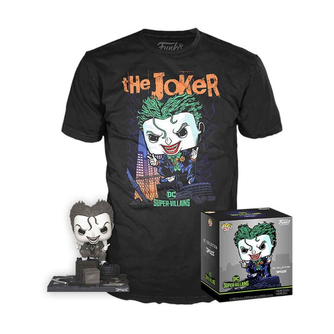 Funko Pop & Tee: DC Jim Lee Joker Funko Pop & Tee: DC Jim Lee Joker