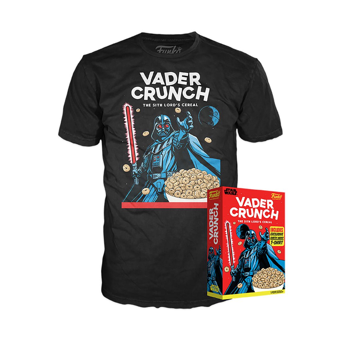 Funko Boxed Tee! Starwars Vader Crunch - S (Exc) - تي شيرت - Store 974 | ستور ٩٧٤