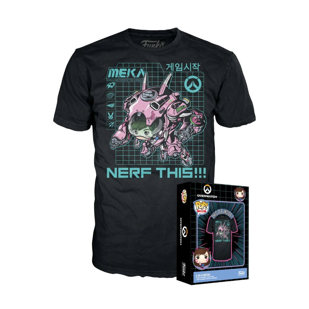 Funko Boxed Tee! Games: Overwatch - D.Va - تي شيرت Funko Boxed Tee! Games: Overwatch - D.Va - تي شيرت
