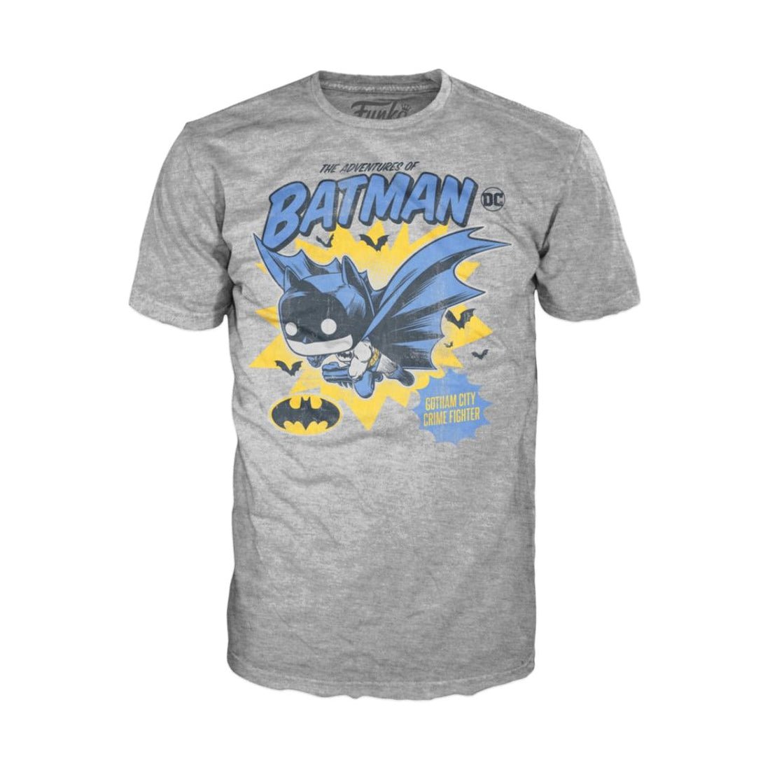 Funko Pop Tee! DC Comics: Batman Comic Burst - L - تي شيرت Funko Pop Tee! DC Comics: Batman Comic Burst - L - تي شيرت