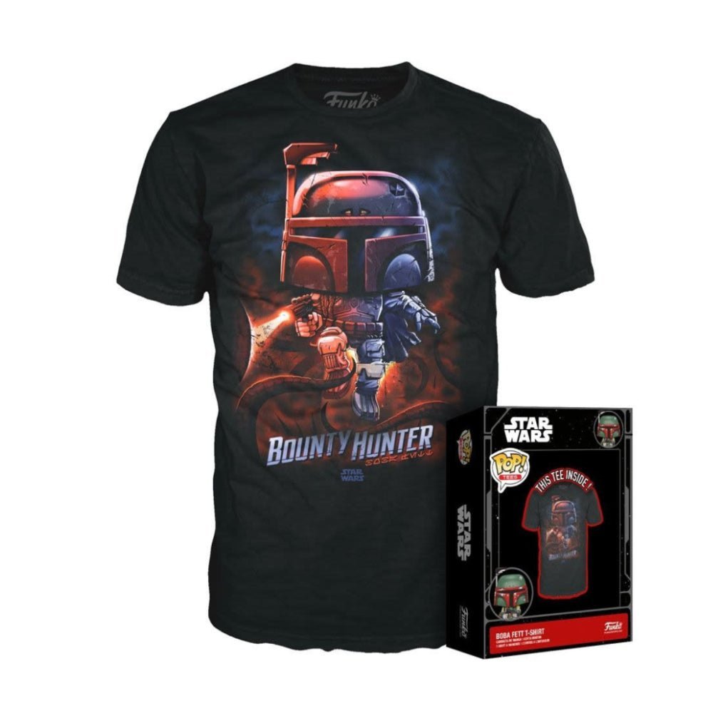 Funko Boxed Tee: Star Wars: Boba Fett - تي شيرت Funko Boxed Tee: Star Wars: Boba Fett - تي شيرت