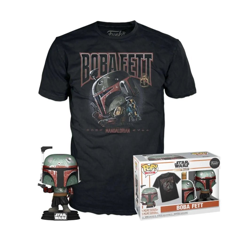 Funko Pop & tee! الأفلام: حرب النجوم - بوبا فيت - تيرت Funko Pop & tee! الأفلام: حرب النجوم - بوبا فيت - تيرت