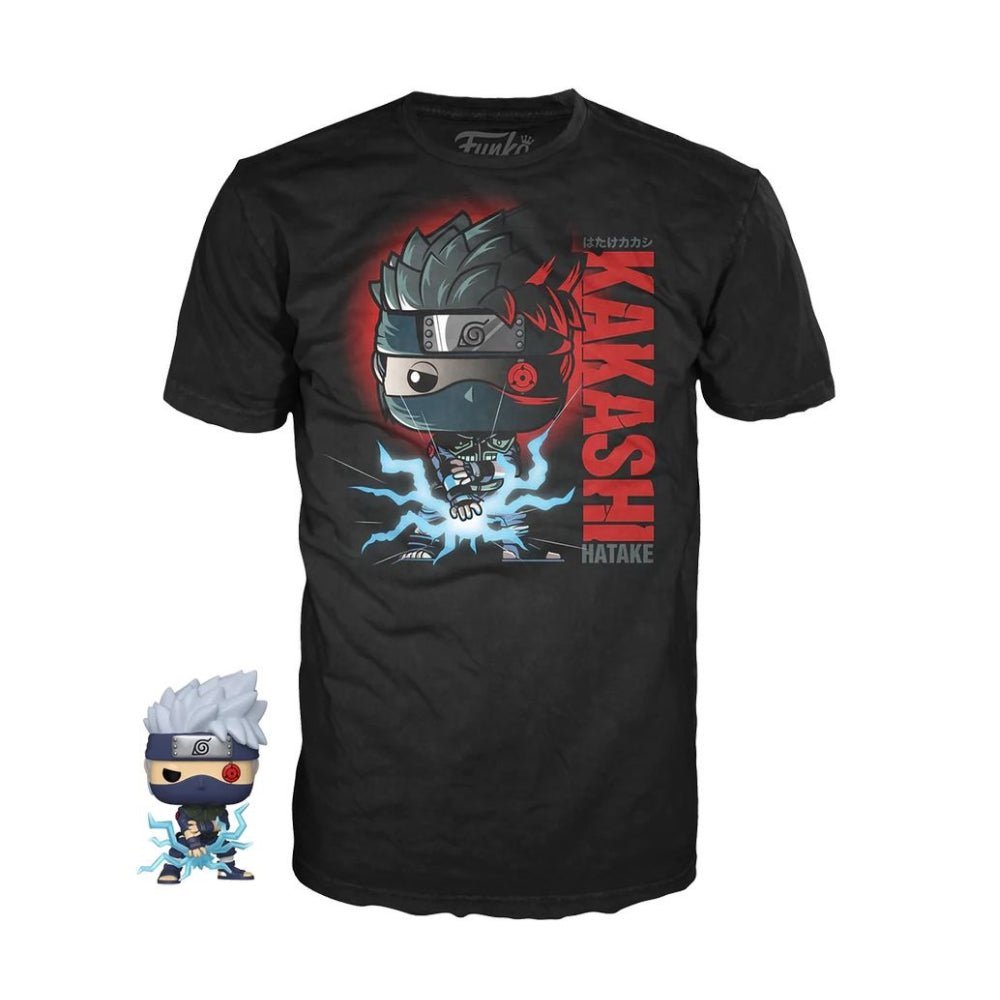 Funko Pop & tee! الرسوم المتحركة: ناروتو - كاكاشي Funko Pop & tee! الرسوم المتحركة: ناروتو - كاكاشي