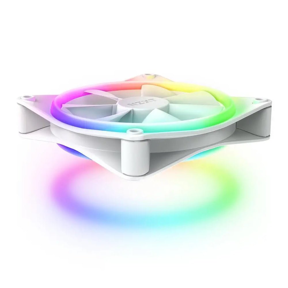 NZXT F120 RGB DUO FAN - WHITE - MEROحة TBRYDID NZXT F120 RGB DUO FAN - WHITE - MEROحة TBRYDID