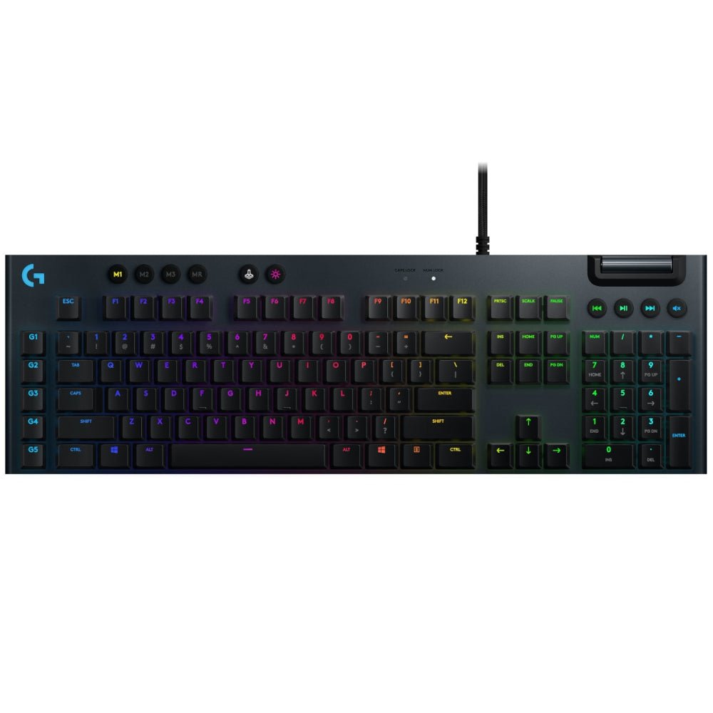 Logitech G815 Lightsync RGB Mechanical Gaming keyboard - Black - لوحة مفاتيح - Store 974 | ستور ٩٧٤