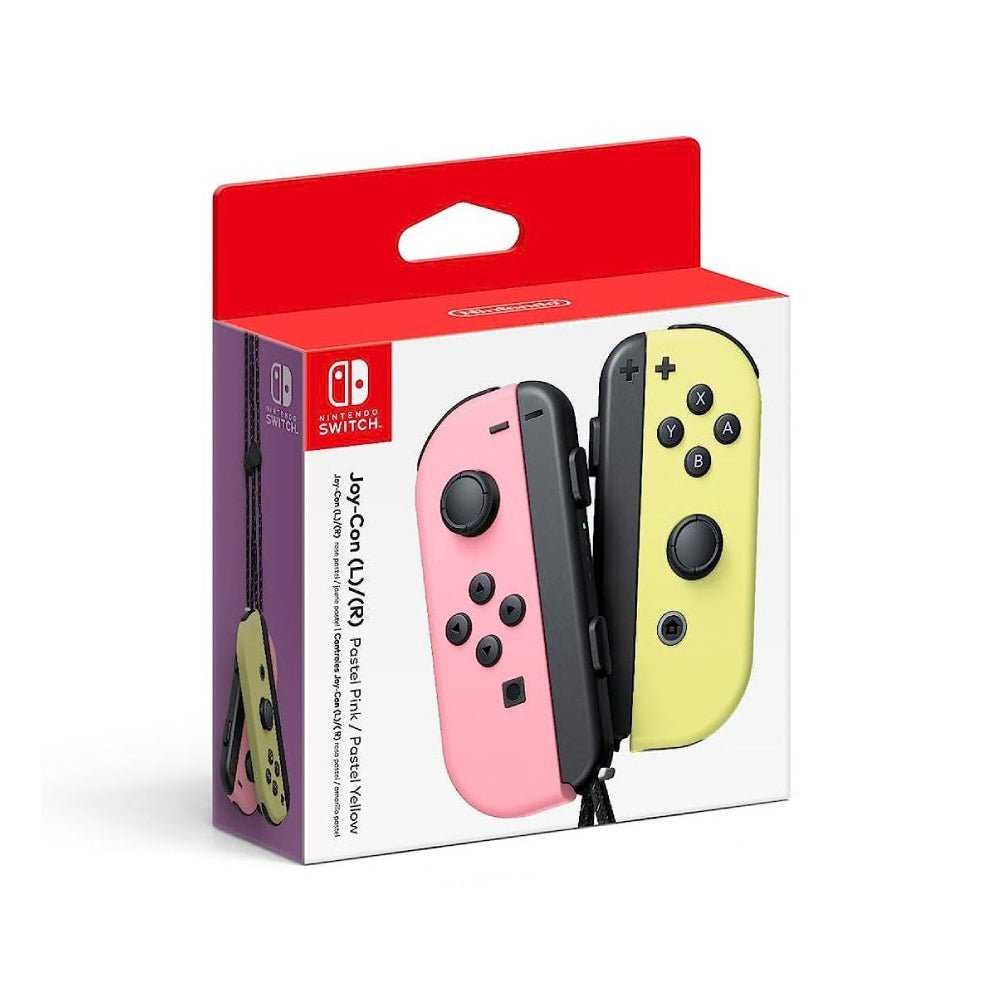 Nintendo Switch Joy-Con Pair - Pastel Pink / Pastel Yellow - وحدة تحكم Nintendo Switch Joy-Con Pair - Pastel Pink / Pastel Yellow - وحدة تحكم