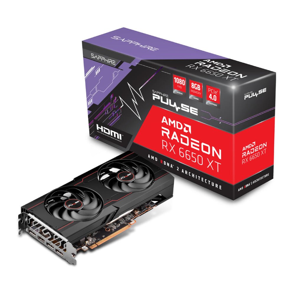 Sapphire Pulse AMD Radeon RX 6650 XT OC 8GB Gaming Graphics Card - كرت الشاشة - Store 974 | ستور ٩٧٤