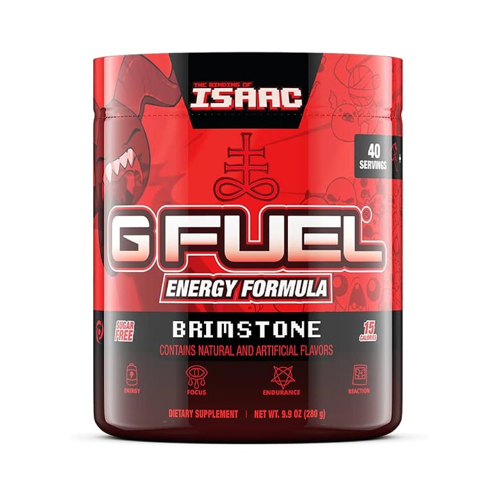 Gfuel X ربط صيغة الطاقة ISAAC - Brimstone 280G - Masحoق طaقة Gfuel X ربط صيغة الطاقة ISAAC - Brimstone 280G - Masحoق طaقة