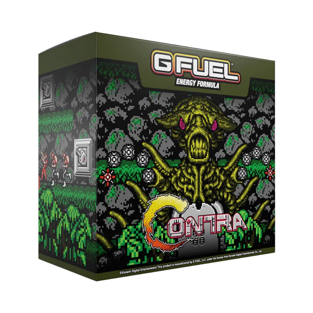 GFuel Contra Rapid Fire Collector's Box | Tub & Shaker Cup - مسحوق طاقة - Store 974 | ستور ٩٧٤