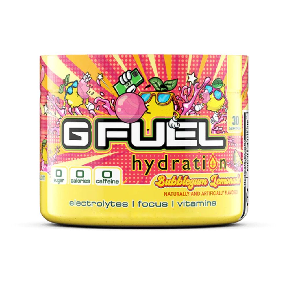 GFuel Hydration - Bubblegum Lemonade 96g - مسحوق طاقة - Store 974 | ستور ٩٧٤