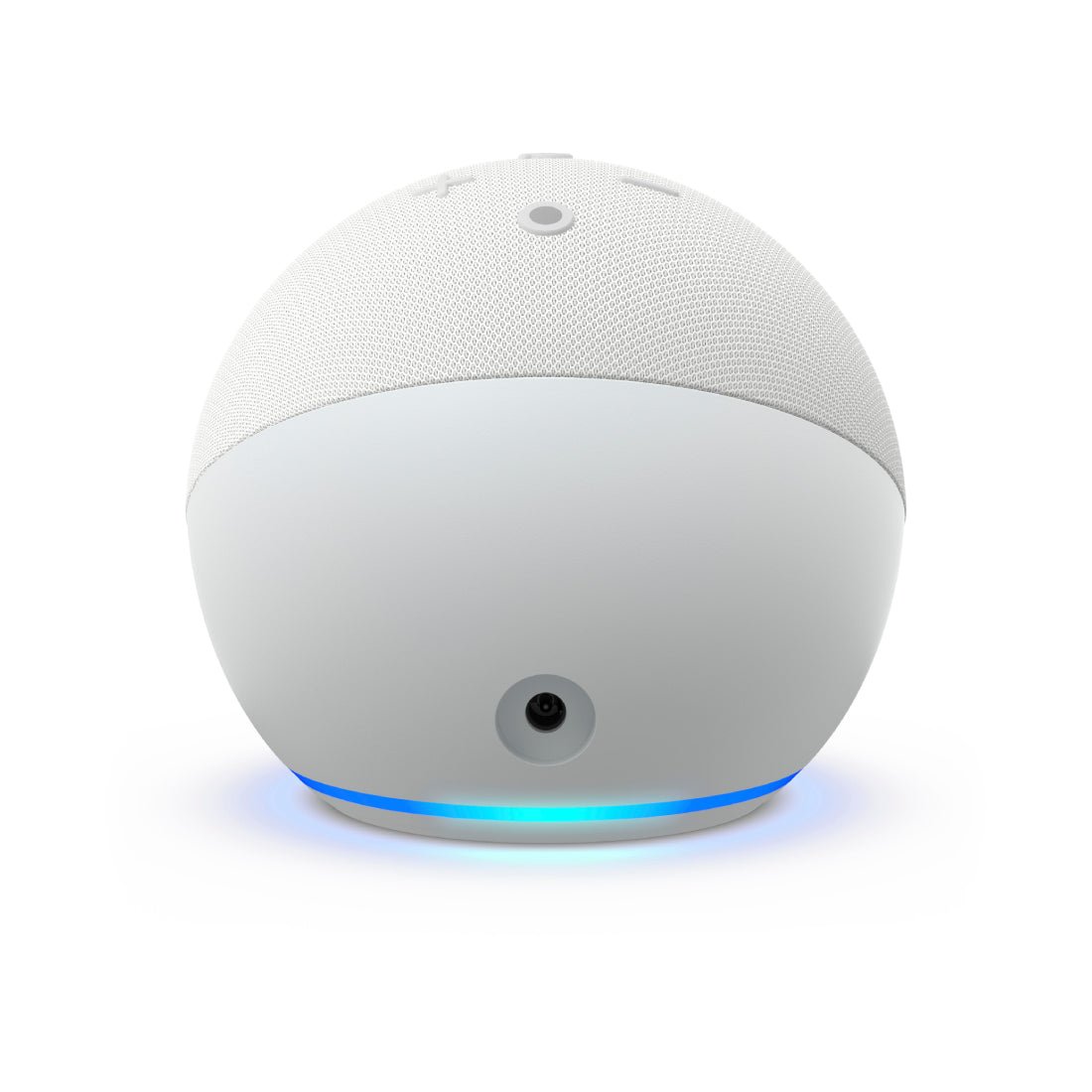 Amazon Echo Dot 5th Gen w/ Clock - Glacier White - مكبر صوت - Store 974 | ستور ٩٧٤