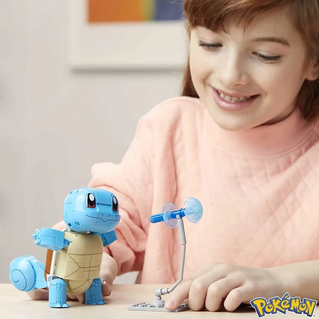 Mega Pokémon Build & Show Squirtle Building Set - 199pcs - بوكيمون - Store 974 | ستور ٩٧٤
