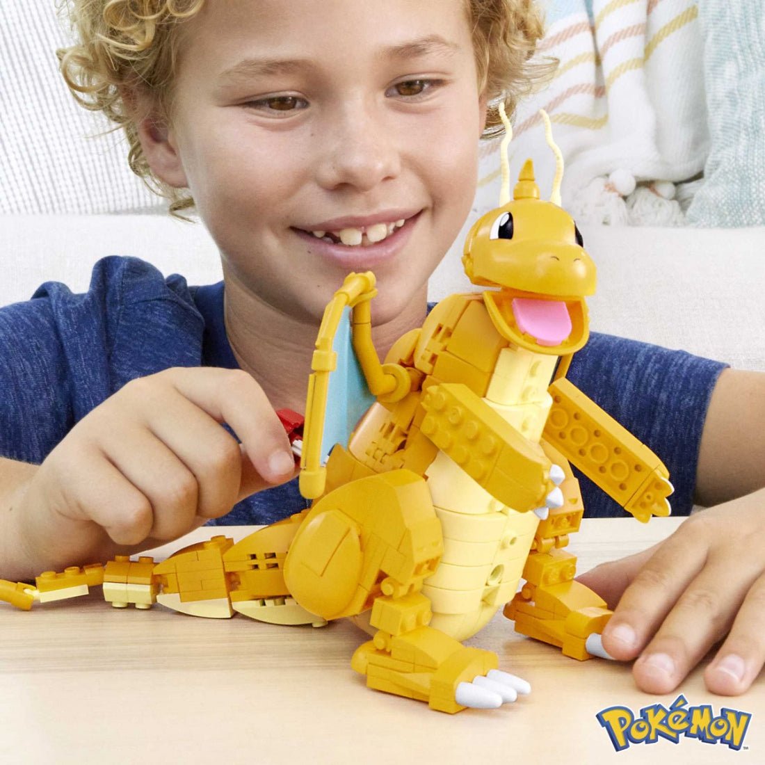 Mega Pokémon Dragonite Figure with Motion Building Set - 388pc - بوكيمون Mega Pokémon Dragonite Figure with Motion Building Set - 388pc - بوكيمون