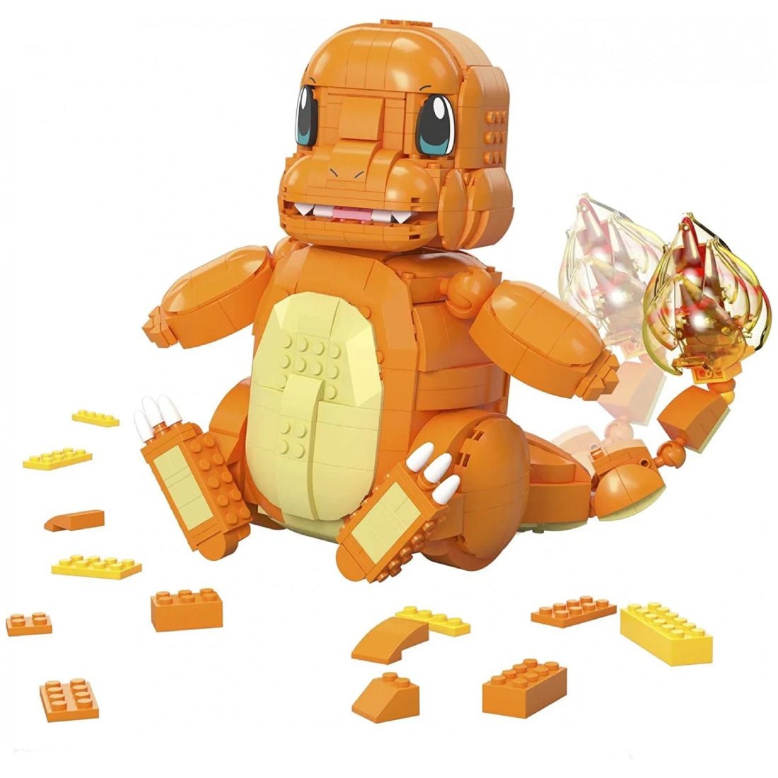 Mega Pokémon Jumbo Charmander Building Set - 730pcs - بوكيمون Mega Pokémon Jumbo Charmander Building Set - 730pcs - بوكيمون