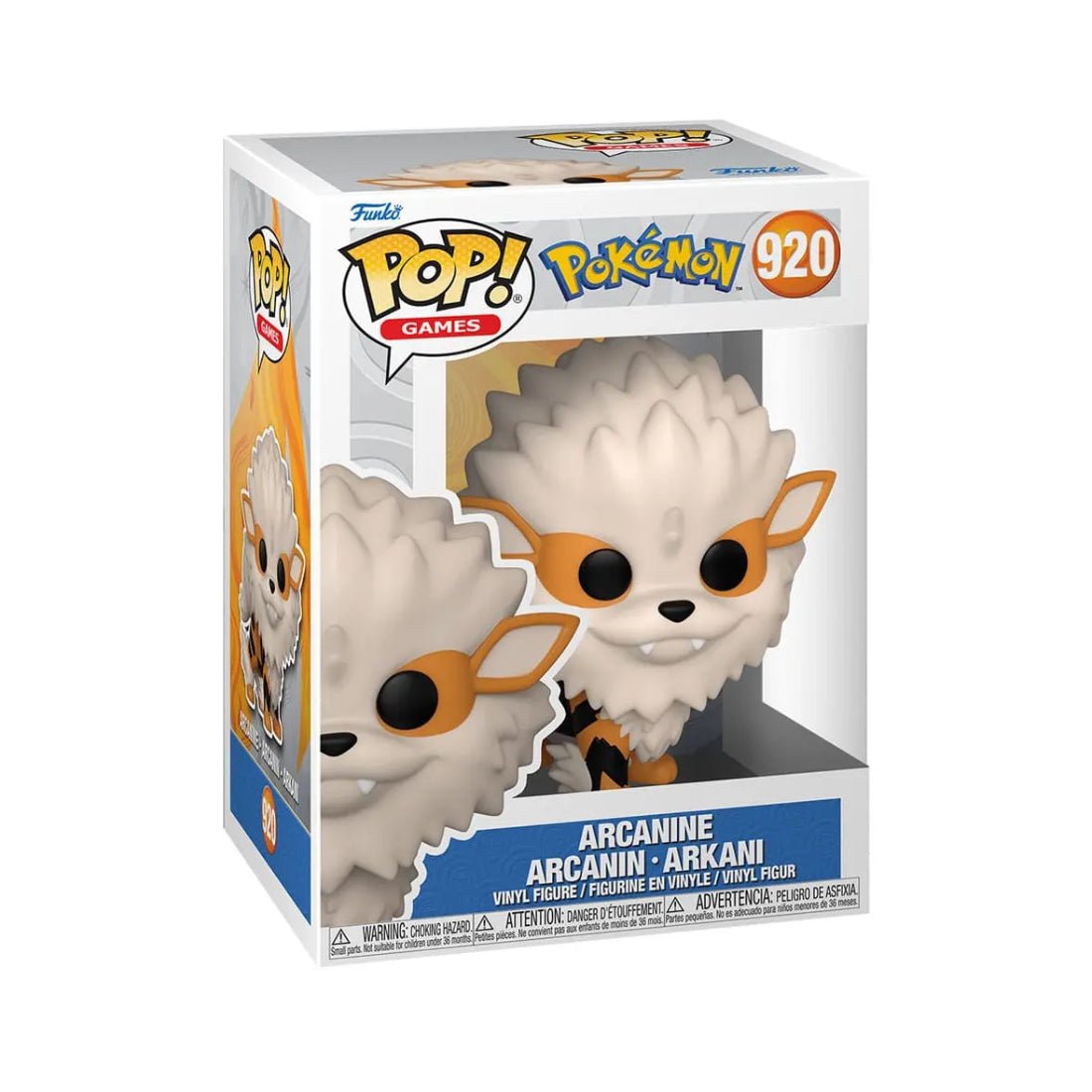 Funko Pop! Games: Pokemon - Arcanine (EMEA) #920 - دمية - Store 974 | ستور ٩٧٤