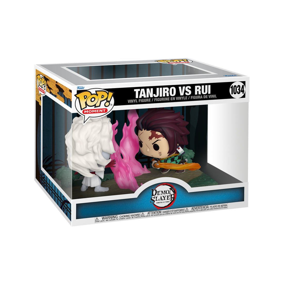 Funko Pop Moment! Animation: Demon Slayer - Tanjiro vs. Rui #1034 - دمية - Store 974 | ستور ٩٧٤