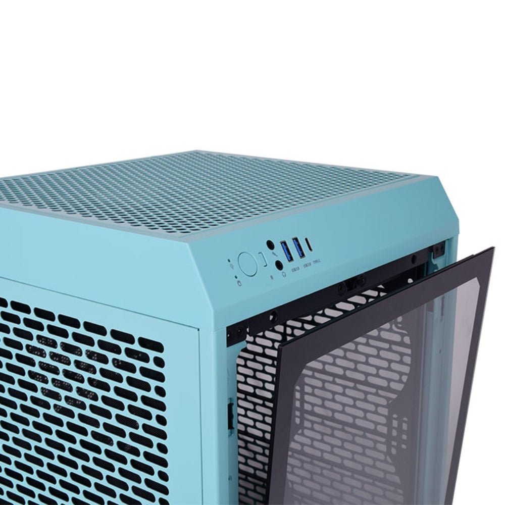 Thermaltake The Tower 200 Mini Gaming Tower Case - Turquoise - صندوق - Store 974 | ستور ٩٧٤