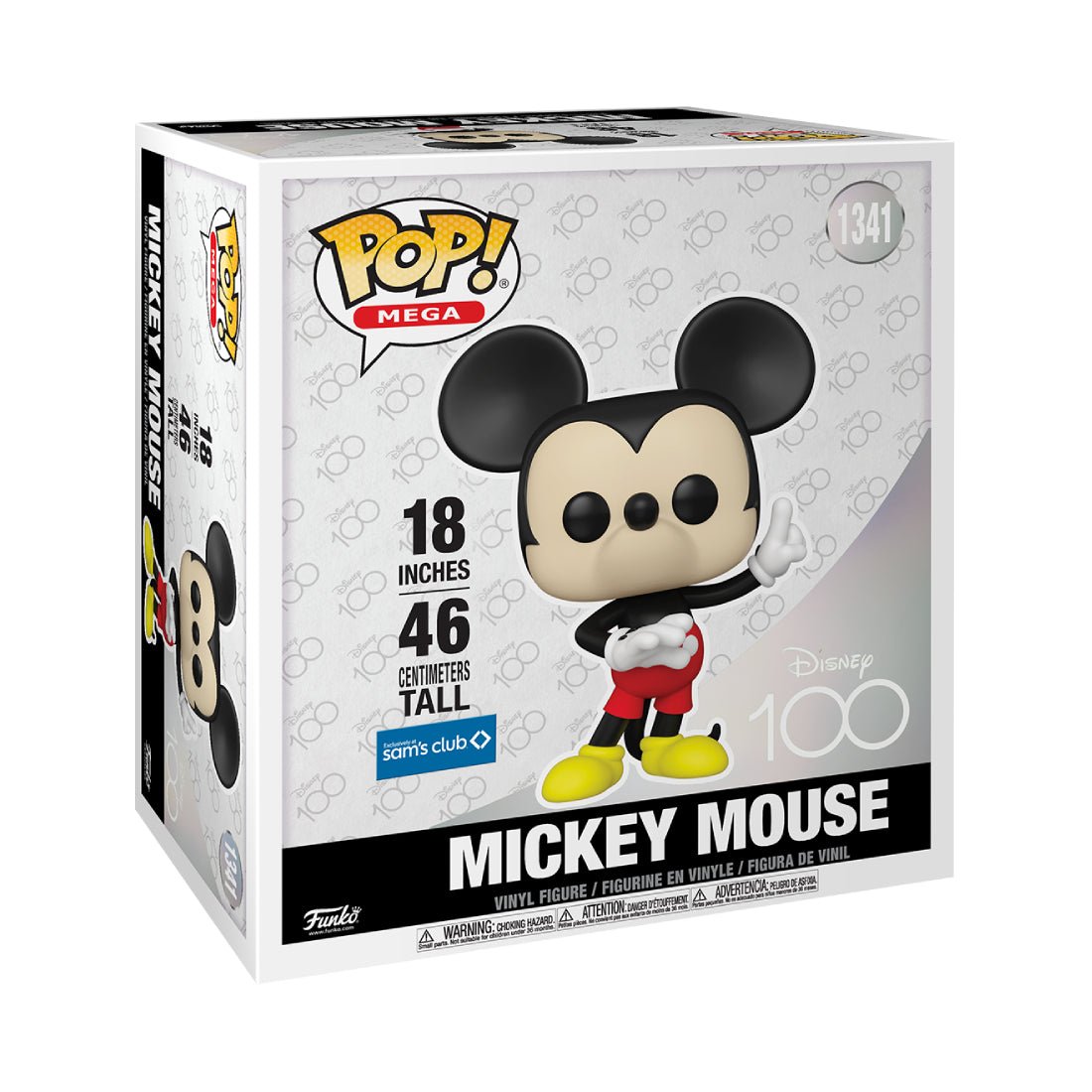 Funko Pop Mega! Disney: D100 - Mickey Mouse (Exc) #1187 - دمية - Store 974 | ستور ٩٧٤