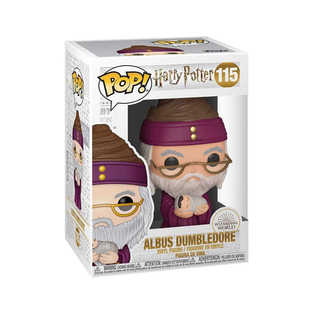 Funko Pop! Movies: Harry Potter - Dumbledore w/Baby Harry #115 - دمية - Store 974 | ستور ٩٧٤
