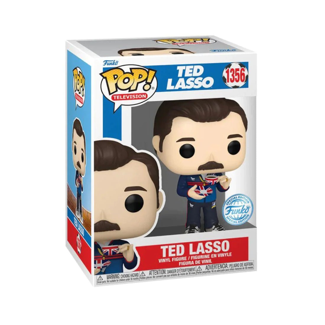Funko Pop! Tv: Ted Lasso - Ted with Teacup (Exc) #1356 - دمية - Store 974 | ستور ٩٧٤