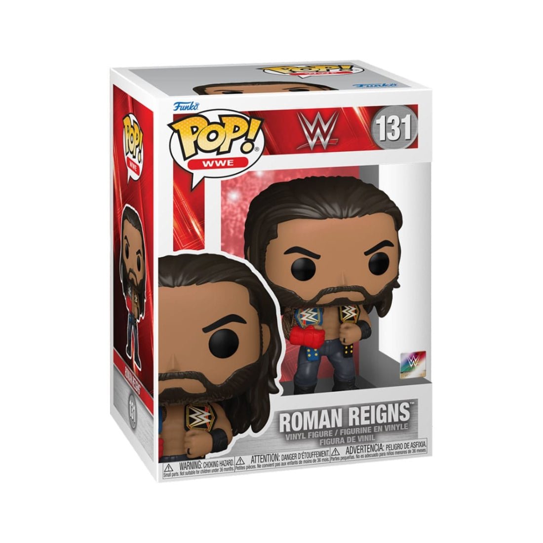 Funko Pop! WWE: Roman Reigns with Belts #131 - دمية - Store 974 | ستور ٩٧٤