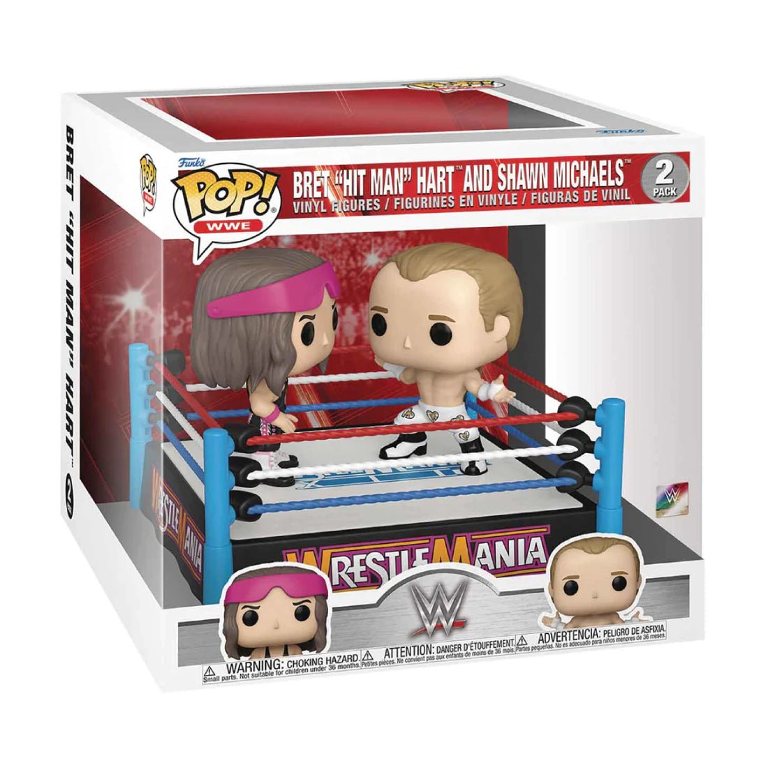 Funko Pop Moment! WWE: Bret Hart vs Shawn Michaels #2Pack - دمية - Store 974 | ستور ٩٧٤
