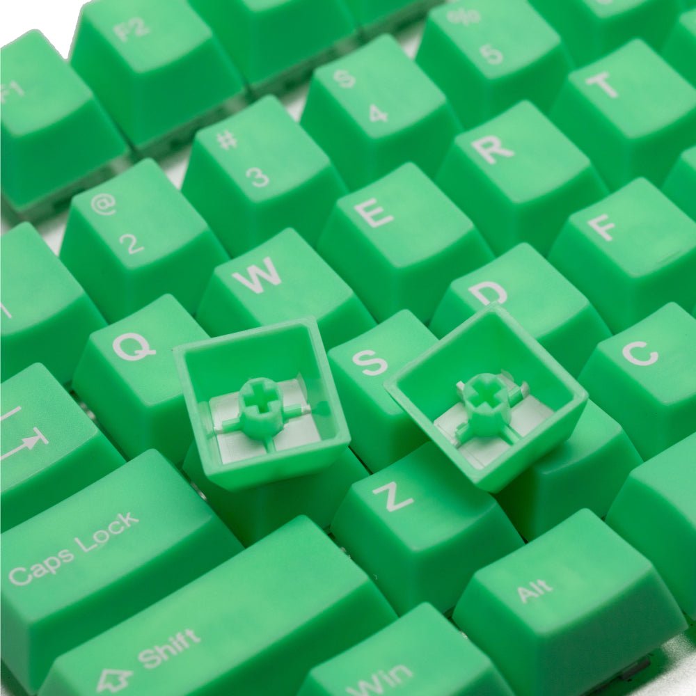 Tai-Hao ABS 152 Keys Cubic Profile Translucent Backlit Keycaps - Slime Sprout - مفاتيح - Store 974 | ستور ٩٧٤