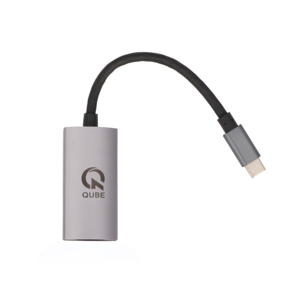 Qube AD 4in1 USB-C Hub N22003 - Gray - محول - Store 974 | ستور ٩٧٤